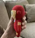 Iron Man Amigurumi Pattern step 3 - details and accessories