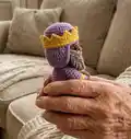 Nativity Amigurumi Pattern step 2 - assembly progress