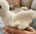 Dove Amigurumi Pattern step 3 - details and accessories