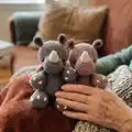 Pino Amigurumi Pattern step 1 - construction progress