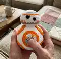 BB-8 Amigurumi Pattern step 1 - construction progress