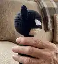 Batman Amigurumi Pattern step 3 - details and accessories
