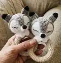 rattle_wolf Amigurumi Pattern step 1 - construction progress