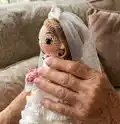 Farrah Amigurumi Pattern step 2 - assembly progress