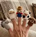 Farm Finger Puppet Amigurumi Pattern step 4 - final assembly and finishing