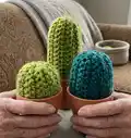 Cactus Amigurumi Pattern step 4 - final assembly and finishing