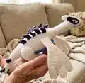 Lugia Plushie Amigurumi Pattern step 4 - final assembly and finishing