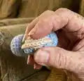 Squirtle Amigurumi Pattern step 2 - assembly progress