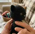Gatito Amigurumi Pattern step 3 - details and accessories