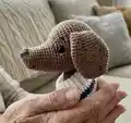 Yumi the Dachshund Amigurumi Pattern step 3 - details and accessories