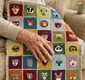 Animal Kingdom Blanket Pattern step 4 - final assembly and finishing
