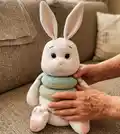 Bunny Stacking Toy Amigurumi Pattern step 1 - construction progress