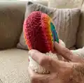 Brighten Your Day Crochet Rainbow Stuffie Amigurumi Pattern step 2 - assembly progress