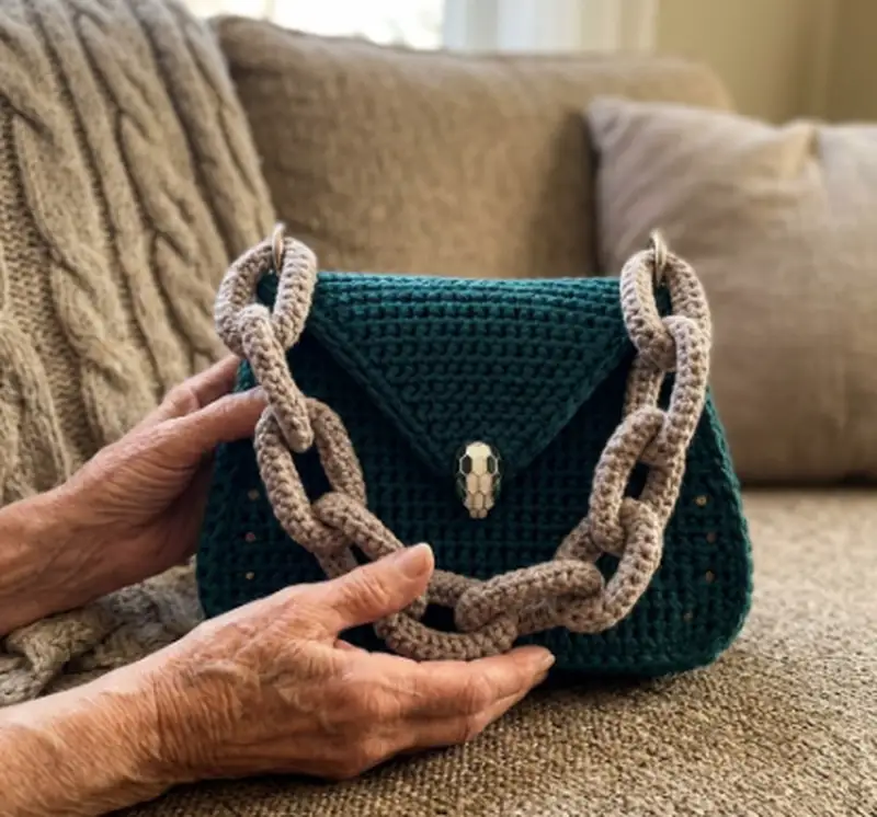 Complimentary Intermediate crochet pattern: Nymphs Bag Pattern - Simple to follow guide
