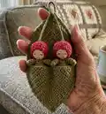 Cherry Babies Amigurumi Pattern step 1 - construction progress