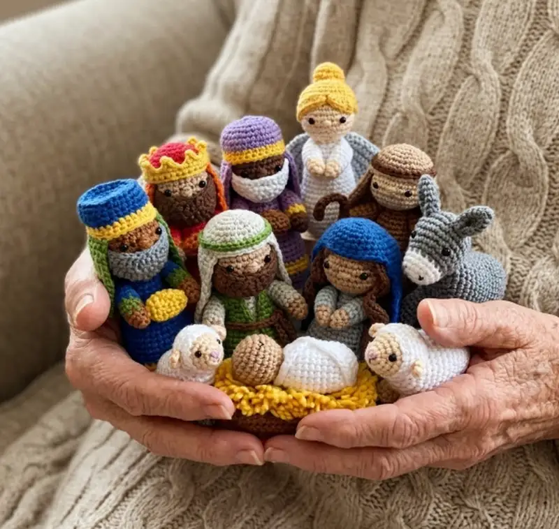 Complimentary Intermediate crochet pattern: Nativity Amigurumi Pattern - Simple to follow guide