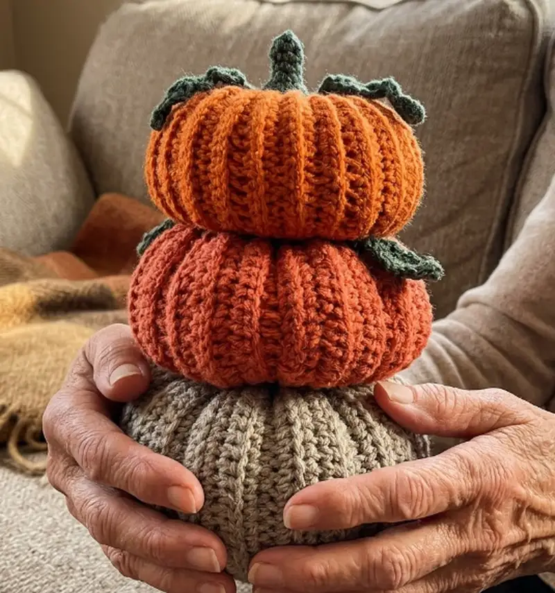 Complimentary Intermediate crochet pattern: Pumpkin Plush Hat Pattern (crochet) - Simple to follow guide