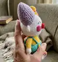 Circus Clown Amigurumi Pattern step 3 - details and accessories