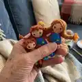 Miniature Pippi Amigurumi Pattern step 4 - final assembly and finishing
