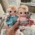 Baby dolls Amigurumi Pattern step 1 - construction progress