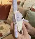 Tick the Rabbit Amigurumi Pattern step 3 - details and accessories