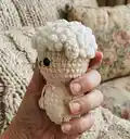 Farm Animal No Sew Amigurumi Pattern step 2 - assembly progress