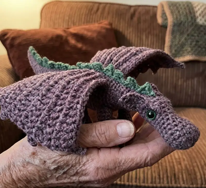 Quality crochet pattern: Fierce Little Dragon Amigurumi Pattern - Intermediate level guide with complete instructions